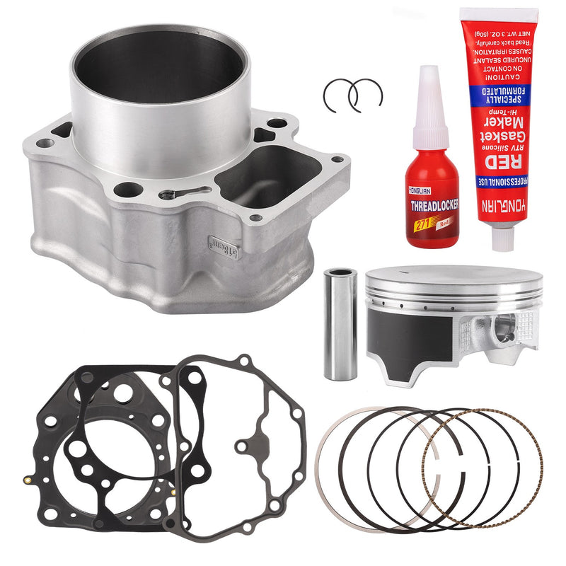 96mm Bore Cylinder Piston Gasket Top End Rebuild Kit for Honda TRX520 2020-2024