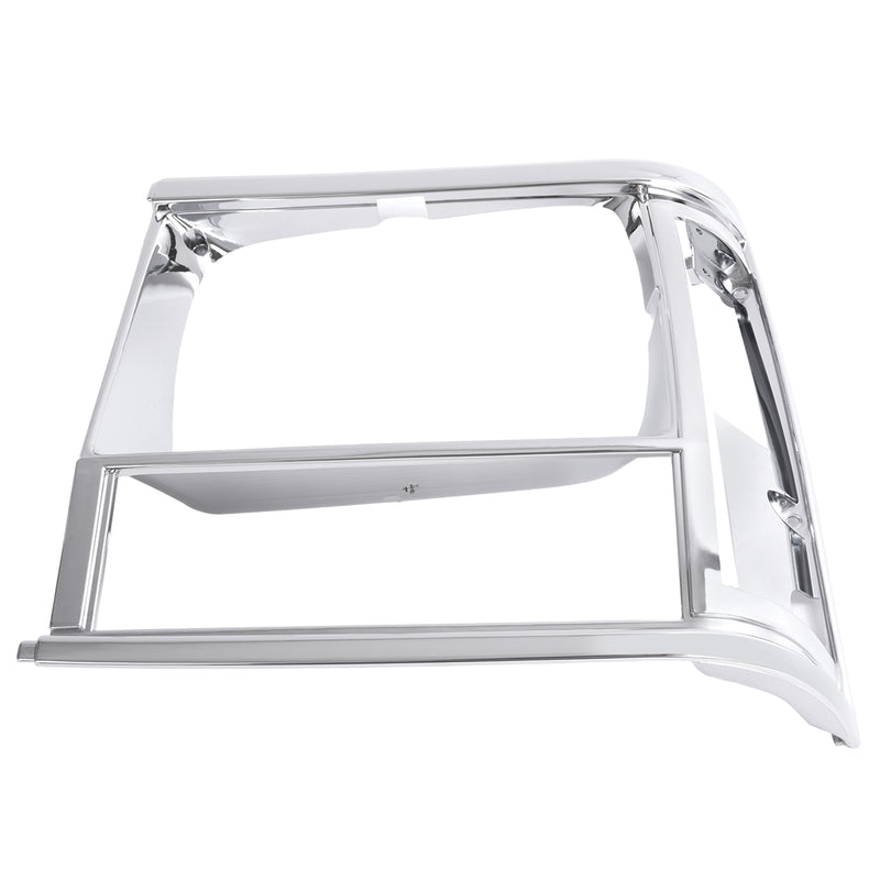 Chrome Left Headlight Bezel Trim for Jeep Cherokee 1991-96 Comanche 91-92
