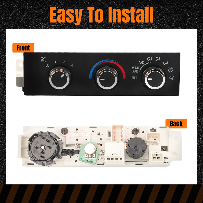 599-217 A/C Heater Control Climate Panel for Chevy Express GMC Savana 1500 2500