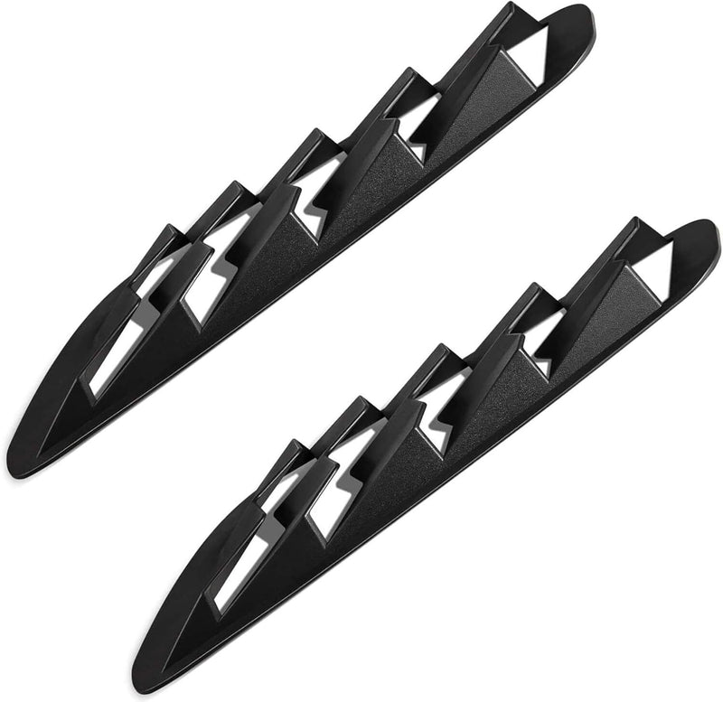 2Pcs Set Quarter Side Window Louvers Sun Shade Cover for Ford Mustang 2005-2014