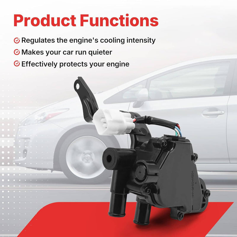 16670-21010 Heater Coolant Control Valve 5Pin for Toyota Prius 2004-2009 1.5L
