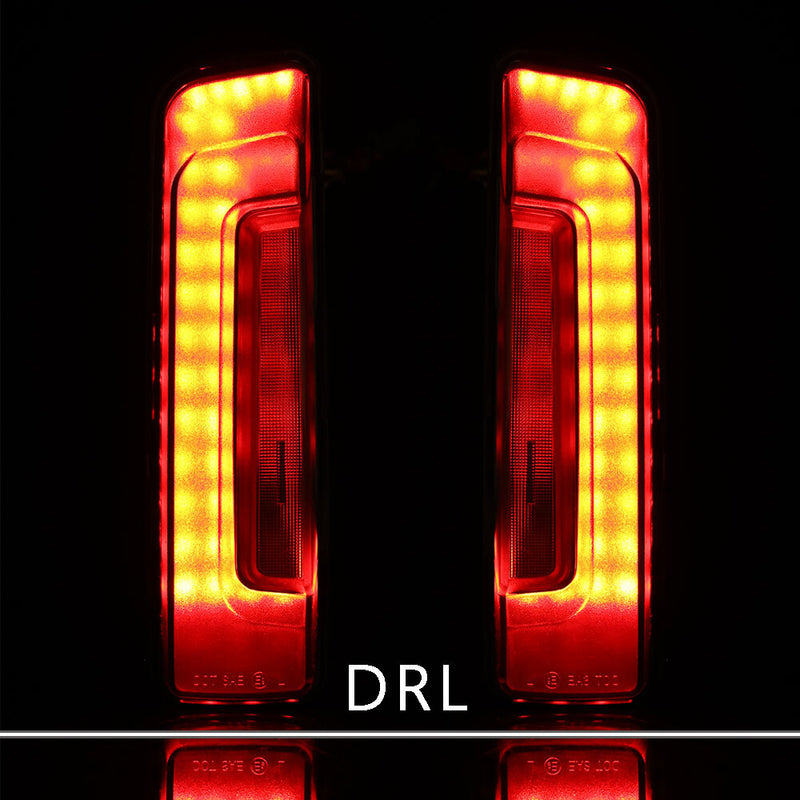 Smoked LED Rear Fender Tail Light for 2024 2025 Harley Road Glide Street Glide