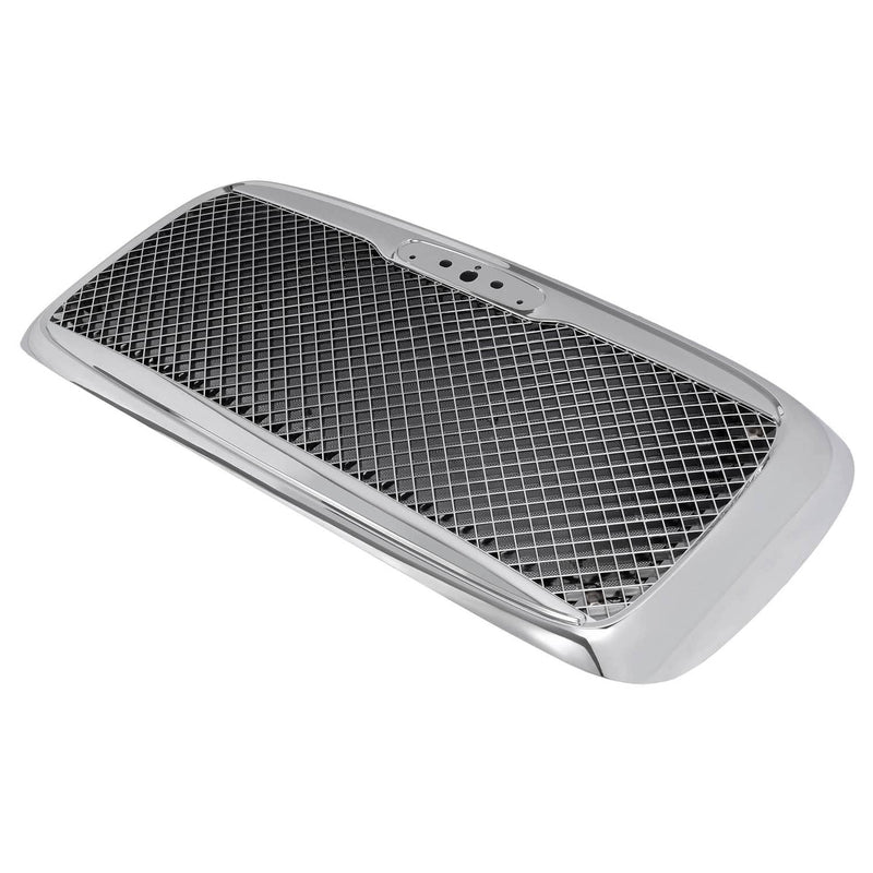 DURAFORCE Front Grille With Bug Screen Chrome Mesh Style for Freightliner Columbia 00-12