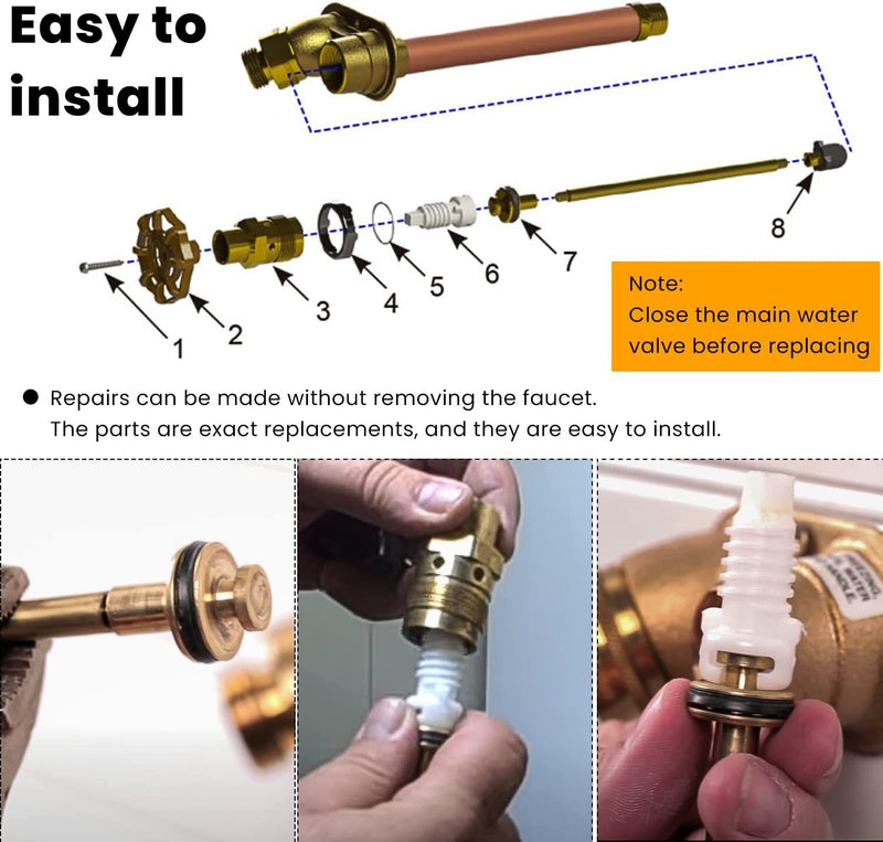 RK-25 Model 25 Repair Kit for Woodford Wall Faucet Models 20 25 27