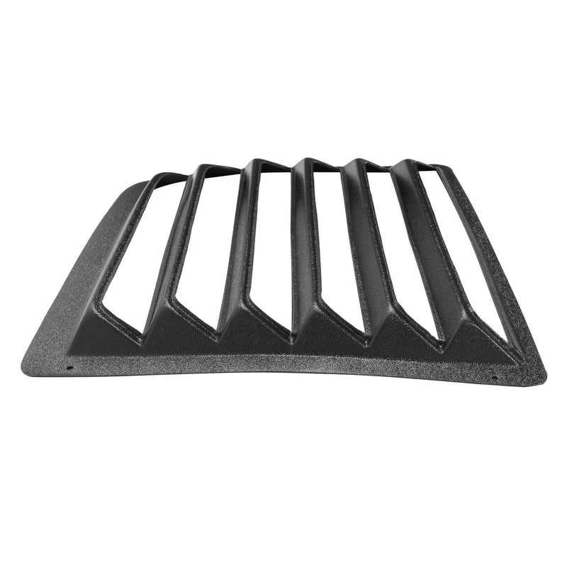 DURAFORCE Rear Window Louver for Chevy Express And for GMC Savana Van 1997-2017 Set Of 2
