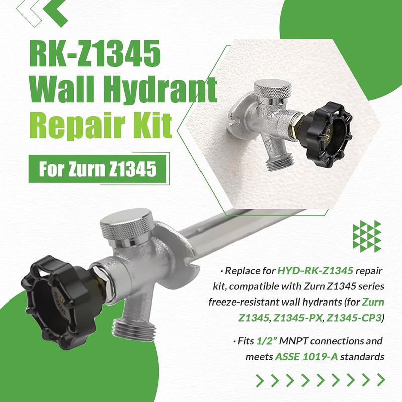 RK-Z1345 Wall Hydrant Repair Kit for Zurn Z1345 Series Faucet 66955-198-9