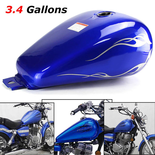 DURAFORCE CMX250C 3.4 Gallons Fuel Gas Tank for Honda Rebel 250 1985-2016
