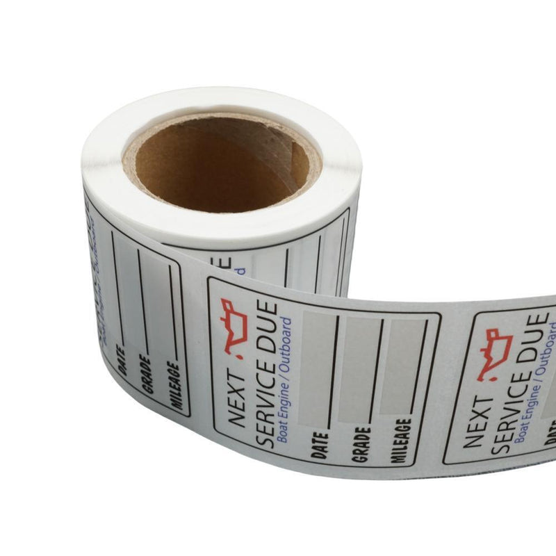 Oil Change Stickers Next Service Due Reminder Sticker Roll Window Decals 200 Pcs