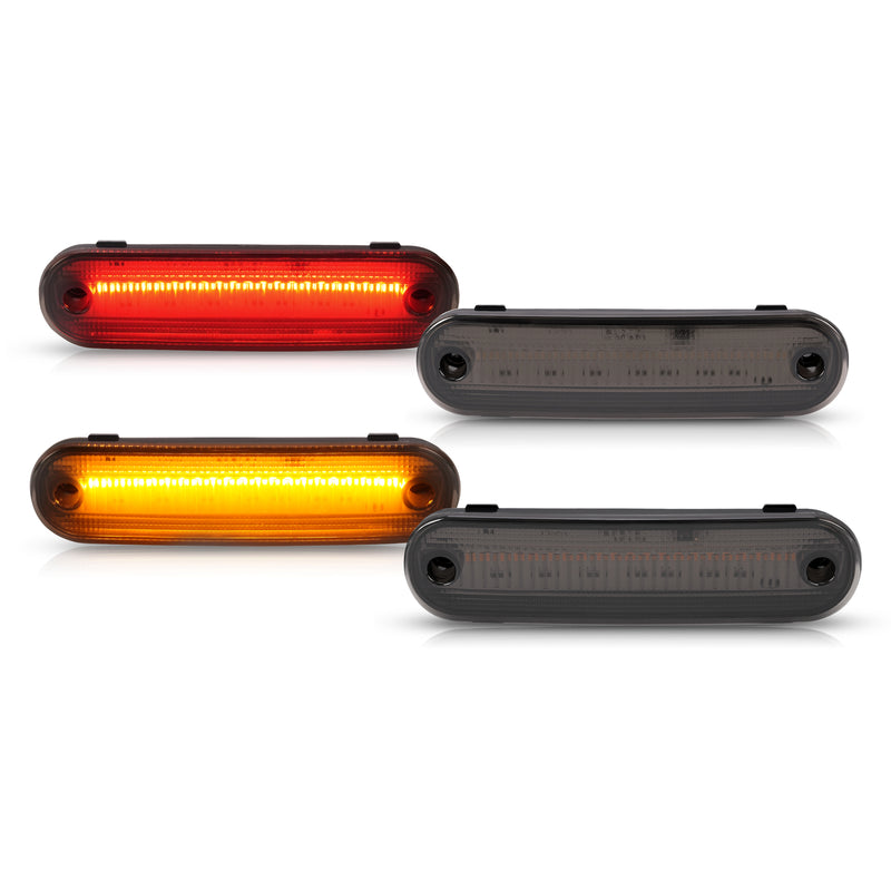LED Side Marker Light Smoked Lens Front Rear for Mazda MX-5 Miata 1990-2005 4X