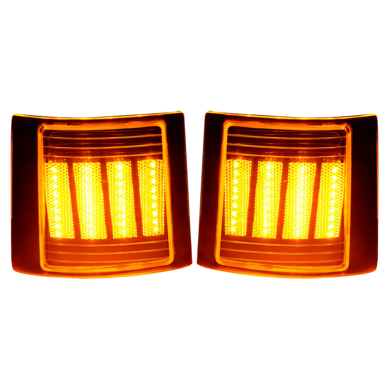 Sequential Corner Side Marker Lights for Chevy C/K 1500 2500 3500 94-98 Set
