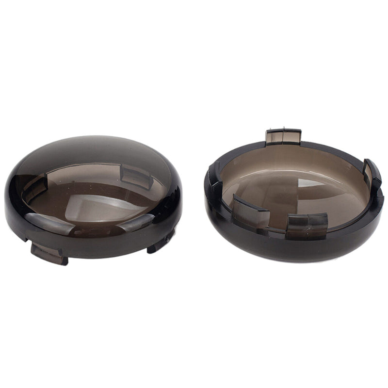 Smoked Turn Signal Lens Covers for Harley Touring Electra Road Glide 4pcs