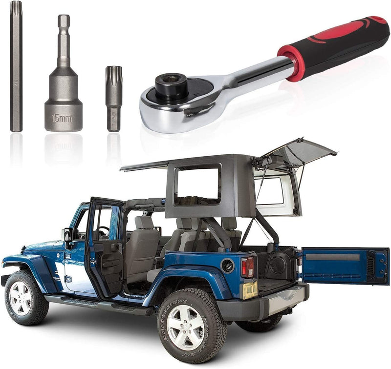 Hard Top Door Removal Install Torx Set Tool Kit for Jeep Wrangler JK 2007-2022