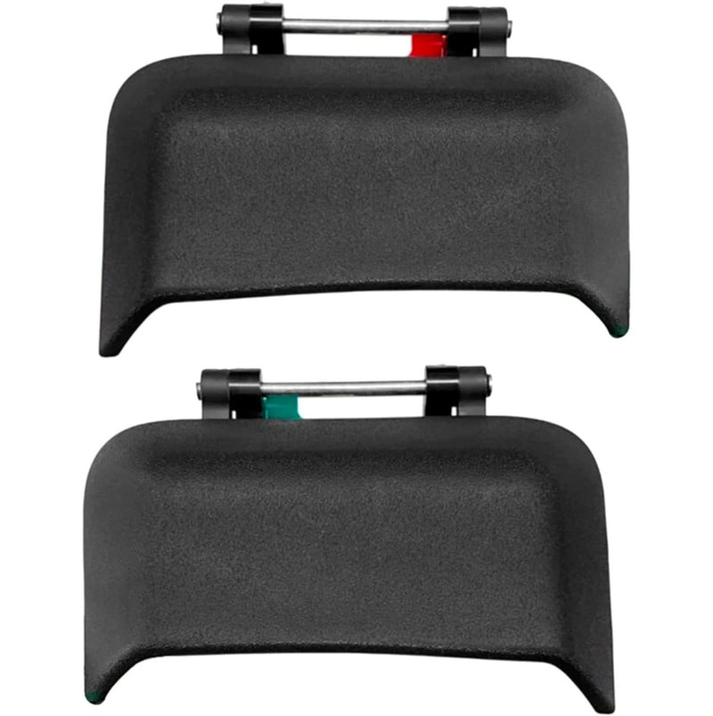 Rear Left Right Exterior Door Handle for 2007-2016 Jeep Compass Black Plastic