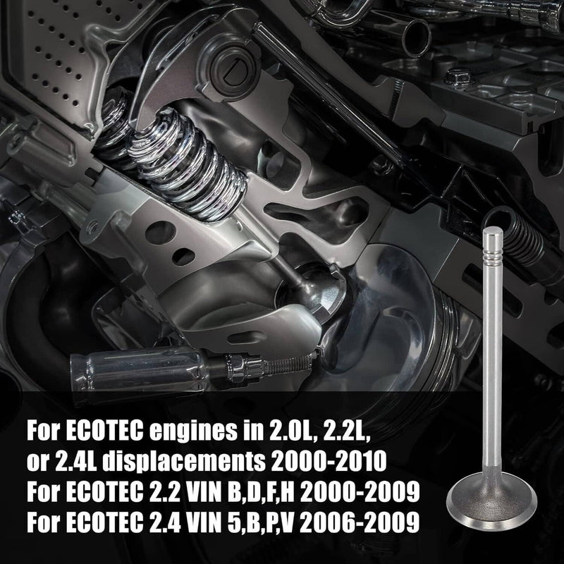 Intake Exhaust Valves for Chevrolet GM Buick Saturn 2.0 2.4L Engine