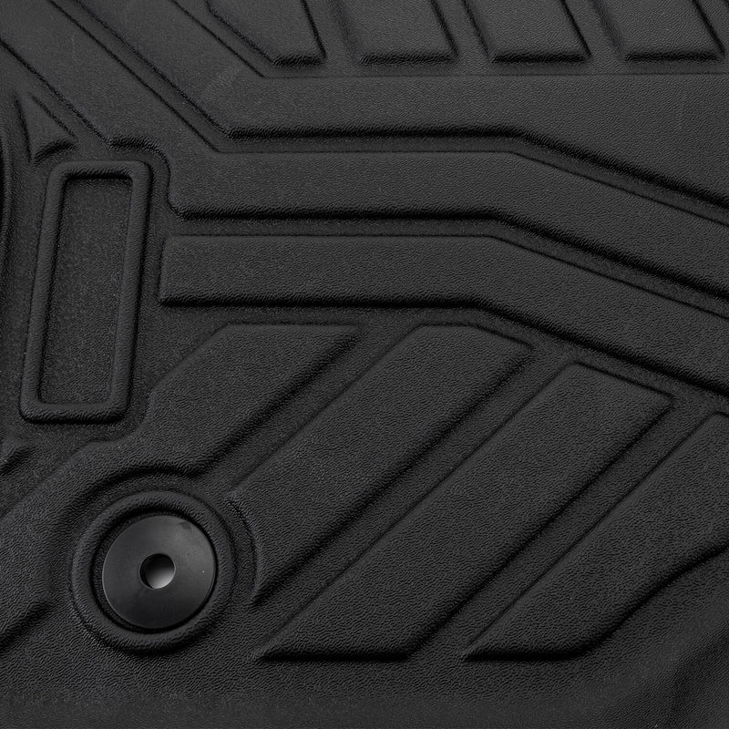 All Weather Floor Liners Mats for Ford F-150 Super Crew Cab TPE Rubber 15-24