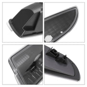 DURAFORCE Black Side Marker Turn Signal Light Bumper Lamp for Chevy Camaro 1993-2002 4PCS