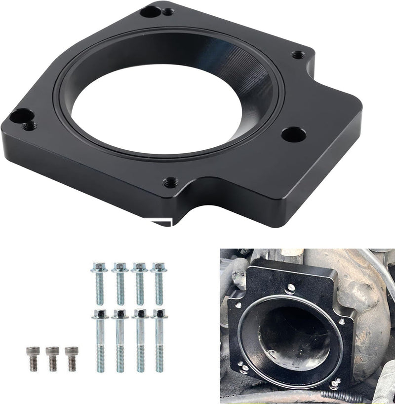 LS Throttle Body Adapter for LS1 Truck 3 Bolt Intake to 4 Bolt 92mm