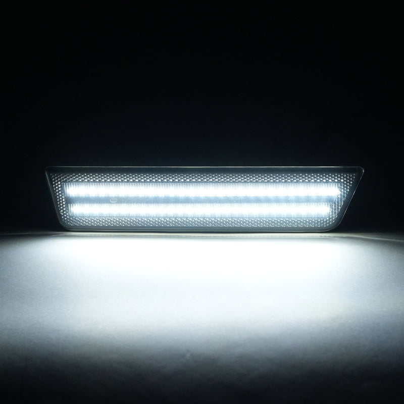 LED Front Side Marker Light White for Dodge Challenger Charger R/T Sedan 2008-14