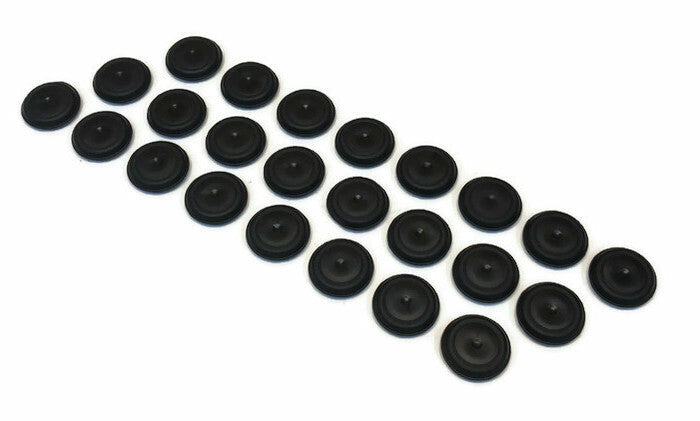 Rubber Floor Pan Drain Plugs for Jeep 1987 1995 Wrangler YJ All Trims 24 Piece
