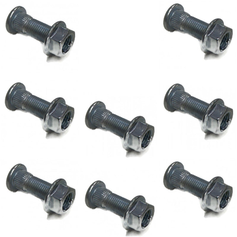 Wheel Stud 3/8 and Nut 3/8-24 for Polaris 1993 1996 1997 1999 Trail Boss 250 8pc