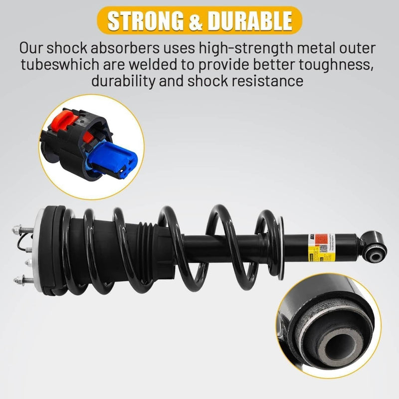 4x Front Rear Shock Struts Magnetic for 2021-2024 Escalade Chevy Tahoe GMC Yukon
