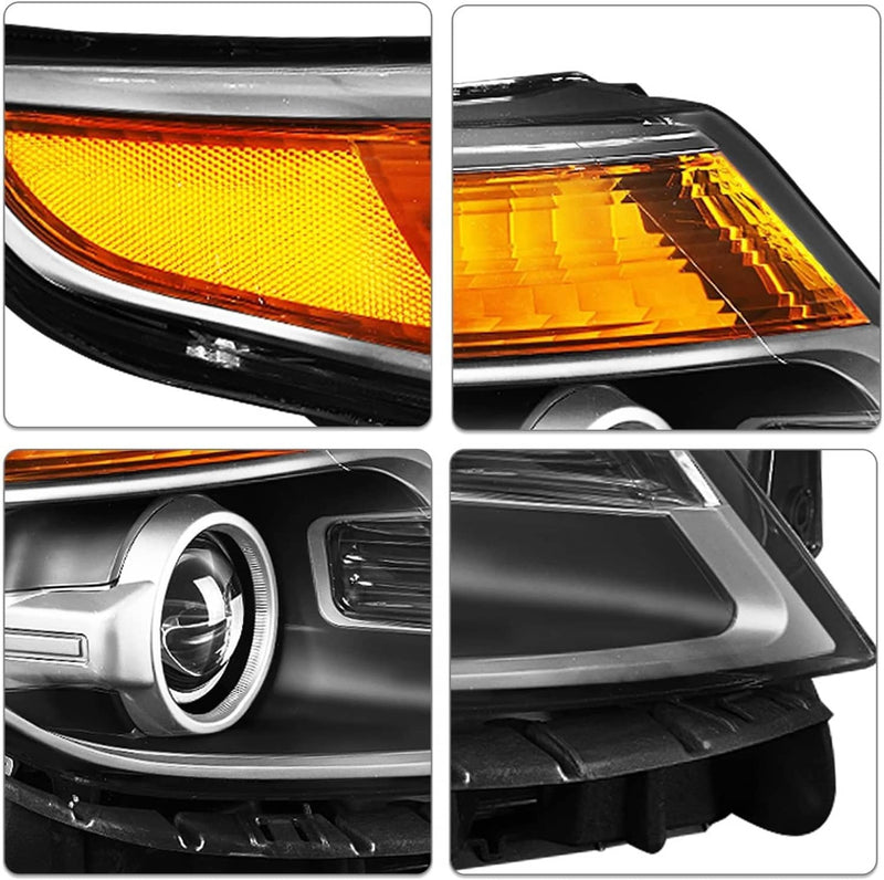 Passenger Side For 2011-2015 Ford Explorer Halogen Headlamp Assembly