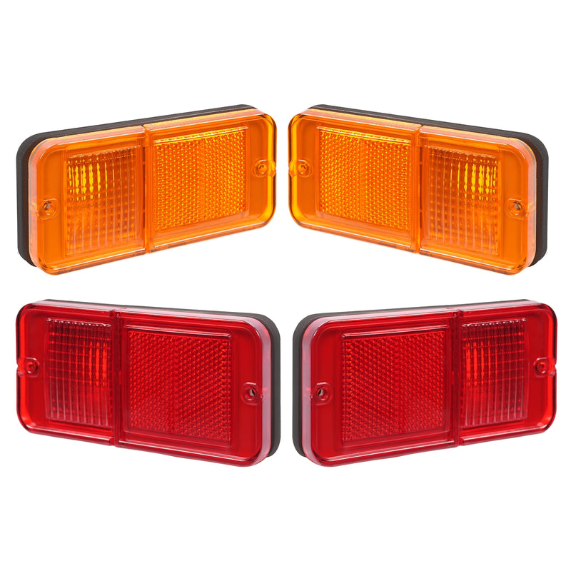 Front Rear Side Marker Lights for Chevrolet and GMC C/K Pickup Trucks 1968-1972