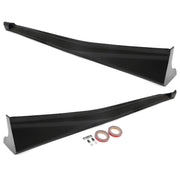 DURAFORCE Black Add-On Side Skirt Extensions for Honda Accord 2018-2022 JDM 4DR