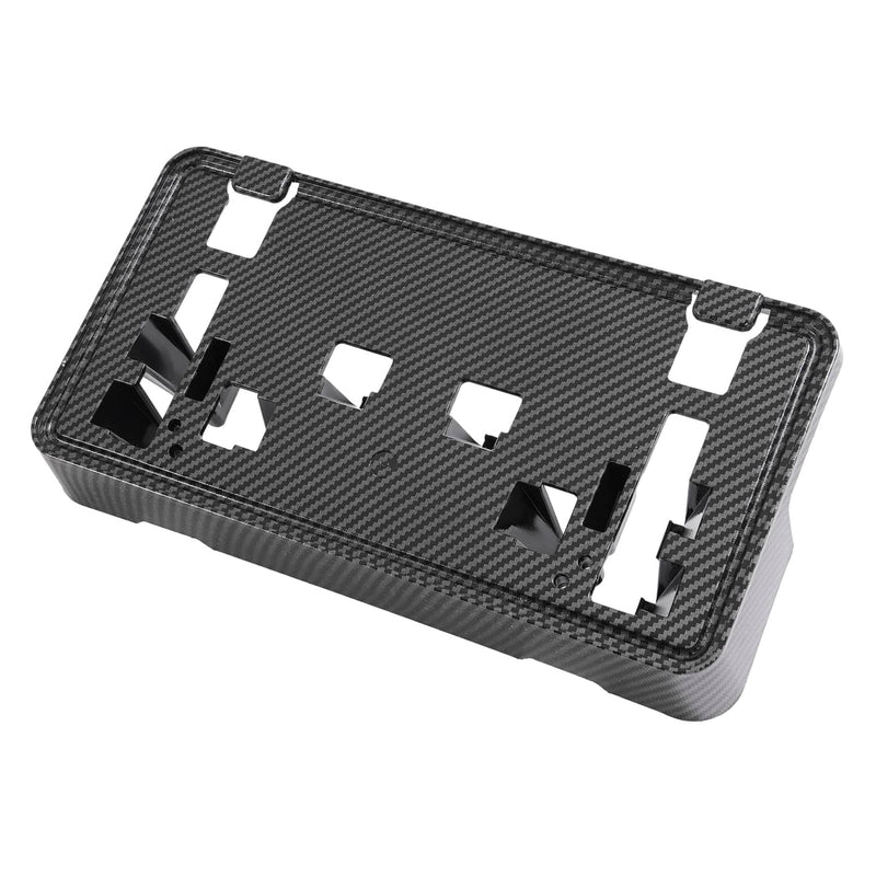 DURAFORCE Front License Plate Mount Holder Carbon Style for Ford F-150 F150 2021-2023
