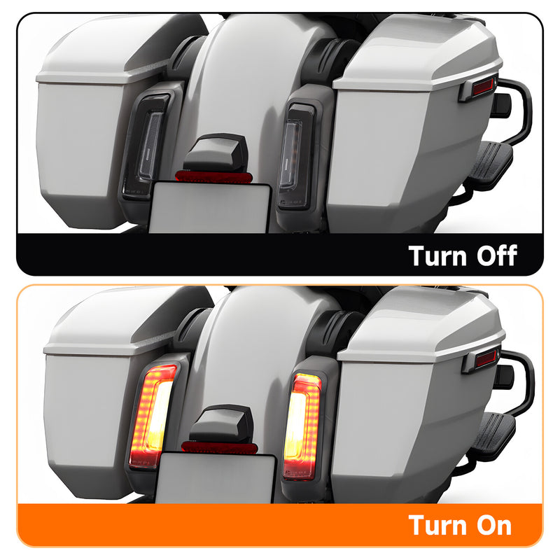 LED Saddlebag Taillight Rear Fender Light for Harley Road Street Glide 2024+