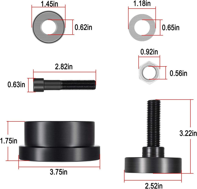 Crankshaft Front & Rear Seal Installer Tool for Ford 4.5L, 6.0L, 6.4L Powerstrok