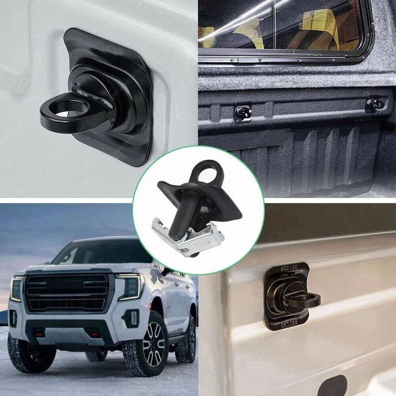 23146899 Black Truck Bed Cargo Tie Down Loop Kit for Silverado Sierra Colorado