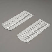 DURAFORCE Universal Car Parts Hood Louver Vent Panel Set Hood Cooling Kit