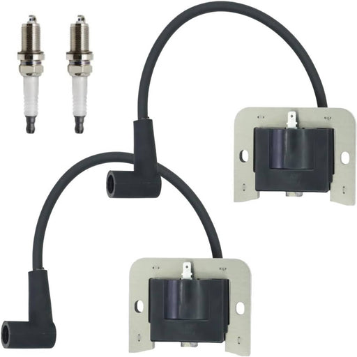 DURAFORCE 32-584-06-S Ignition Module for Kohler 24HP 7000 Series Engine 2Pcs w Spark Plug