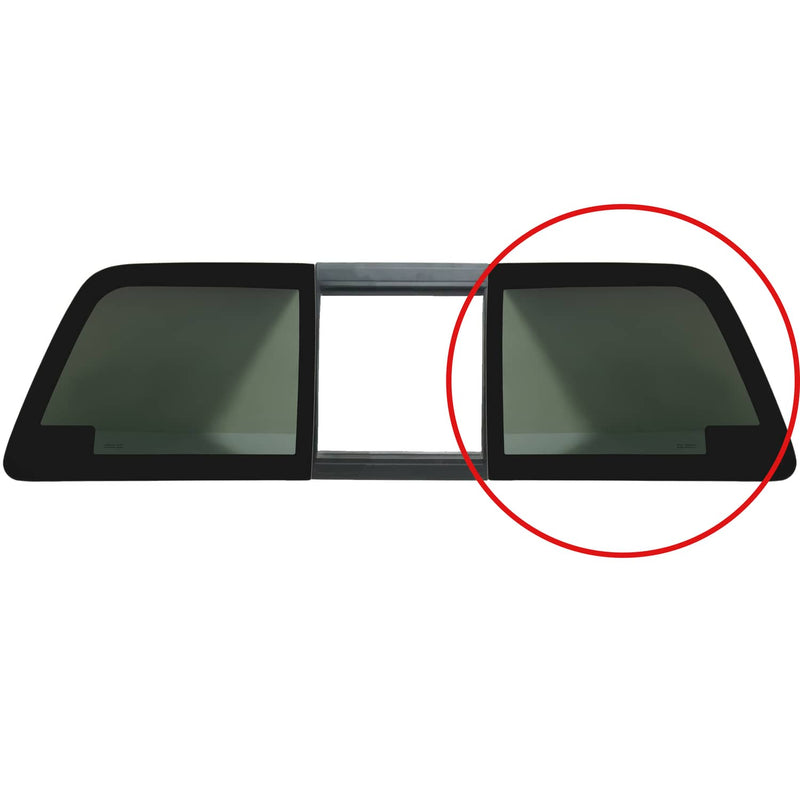 DURAFORCE Rear Window Glass Sliding Patch Passenger Right for Ford F250/F350 2011-2016