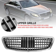 DURAFORCE Fit 2014-2020 Mercedes Benz S-Class W222 S450 Chrome Front Grille MayBach W/ACC