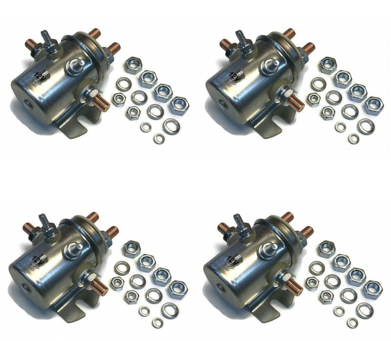 DURAFORCE 12V Continuous Duty 6 Terminal Switch Relay Solenoid for Golf Cart Car Buggy 4