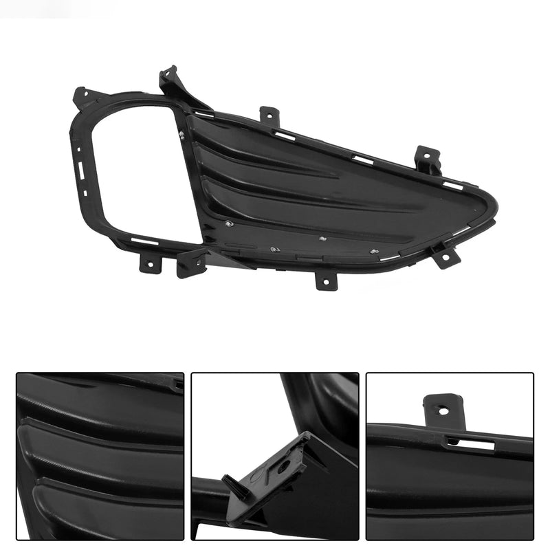 DURAFORCE 1Pc Fog Light Cover For 2019-2024 Ford Edge Chrome Left Driver Side Bezel