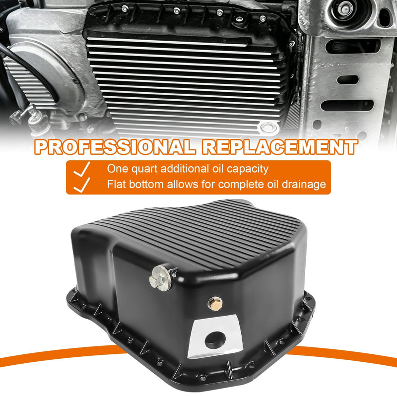 114052020 Oil Pan for Chevy GMC Duramax LB7 LLY LBZ LMM 6.6L 2001-2010 Black