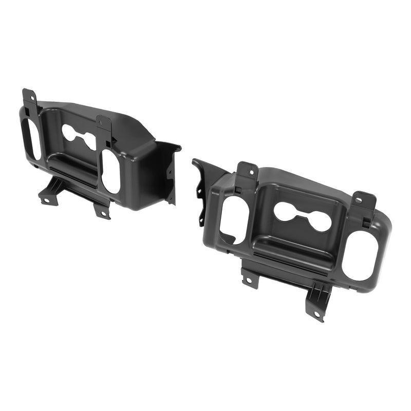 LH RH Front Bumper Tow Hook Trim Cover Panel for Ford Super Duty 17-19 Pair
