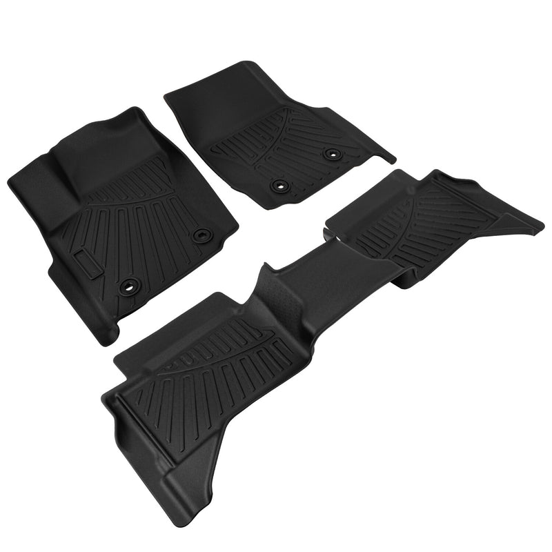 Floor Mats for Toyota Tacoma Double Cab 2024 2025 2026 1st & 2nd Row Liner