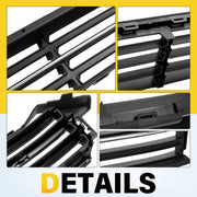 DURAFORCE Front Bumper Fog Lights Corner Lamp & Lower Grille for VW Passat 2012-2015 7PC