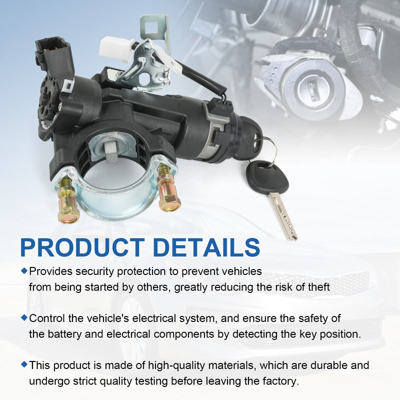 81910-1R110 Ignition Lock Switch Assembly with Keys for Accent 2012-2017
