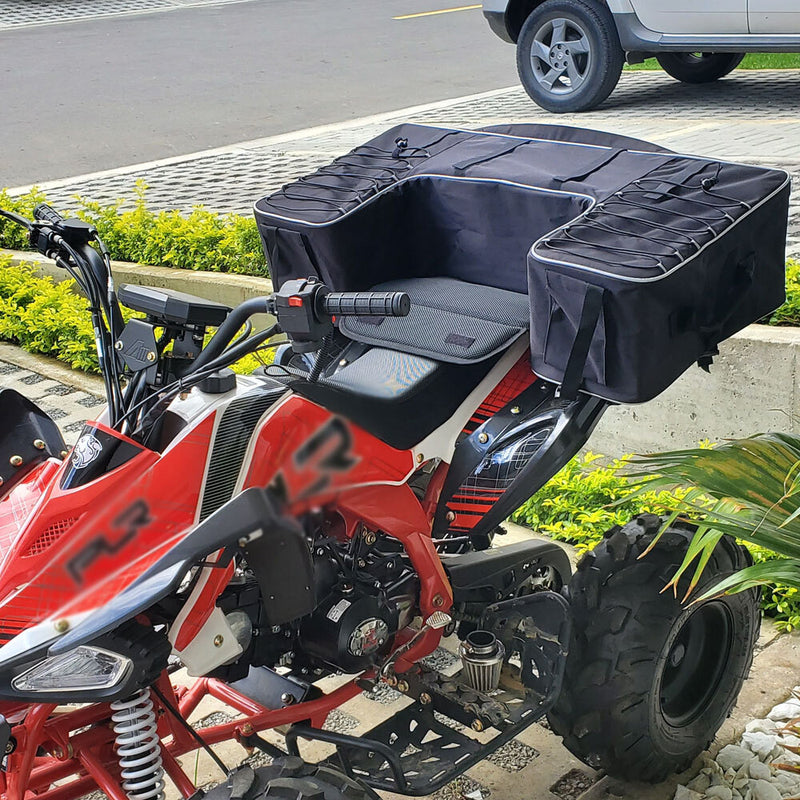 Passenger ATV Storage Bag Rear Seat for Arctic Cat Brute Force Sportsman