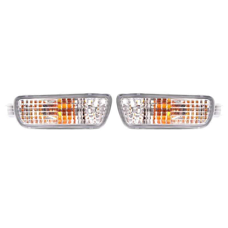 Pair Bumper Turn Signal Lights for Toyota Tacoma 2001-2004 Driver Passenger Side