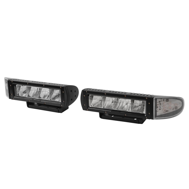 2PCS Headlight Heated LED Plow Lights Universal Replace for 1312100
