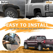 DURAFORCE Bed Wheel Arch Repair Panel LH Side for Chevrolet Silverado 1500 2500 3500 07-14