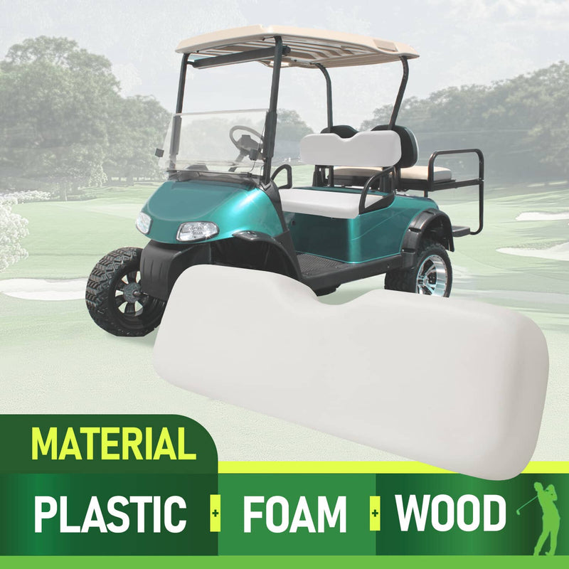 Front Seat Back Backrest Assembly White for EZGO RXV 2008-Up Golf Cart Models