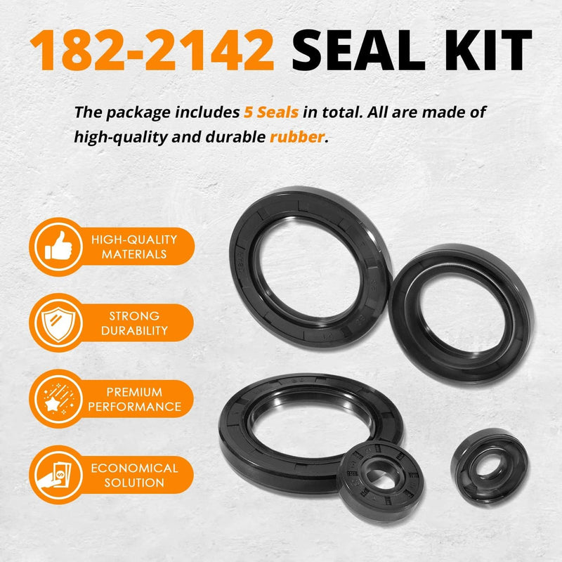182-2142 Engine Oil Seal Rebuild Kit 400 400L for Polaris Sport 82114 822124
