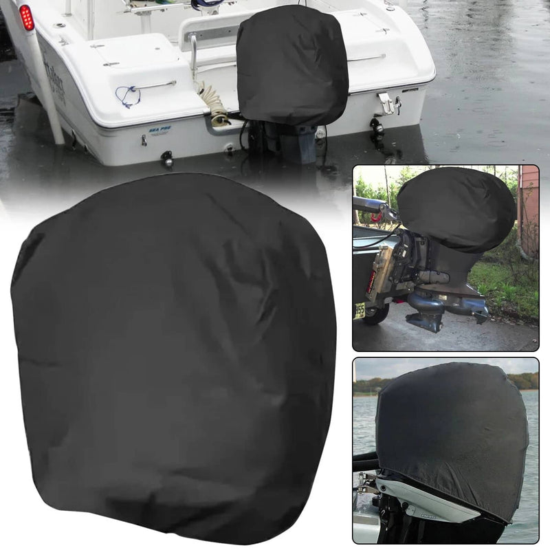 DURAFORCE Outboard Motor Cover for Motor 30-60 HP Waterproof Heavy-Duty Boat Engine